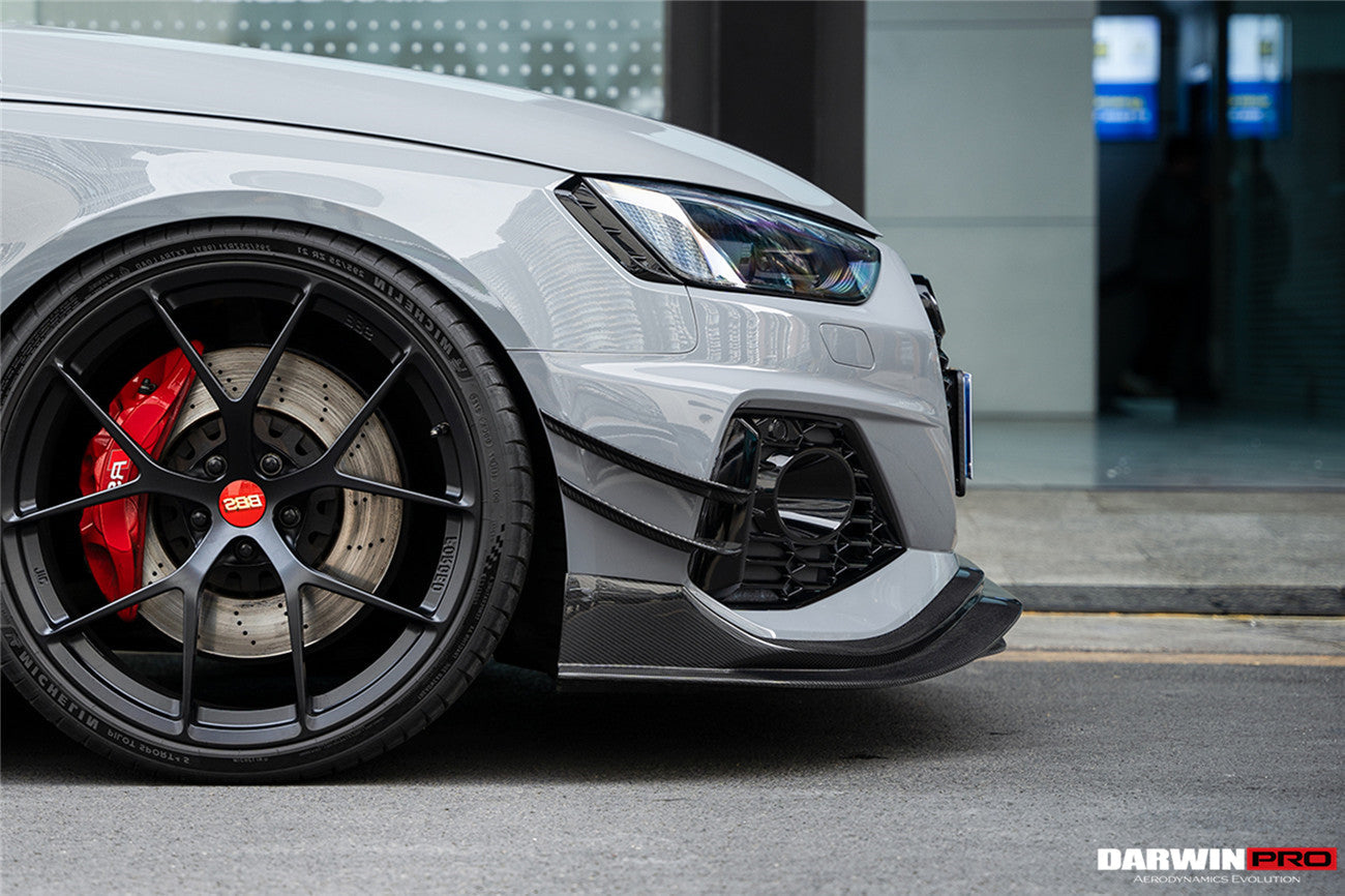 2020-2022 Audi RS4 B9.5 BKSS Style Carbon Fiber Front Lip - DarwinPRO Aerodynamics