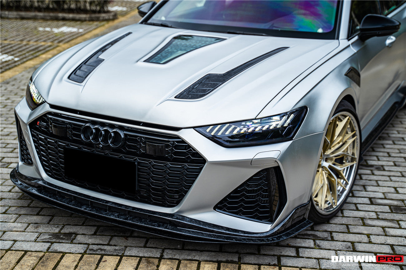 2019-2022 Audi RS6 Avant C8 BKSS Style Front Lip - DarwinPRO Aerodynamics
