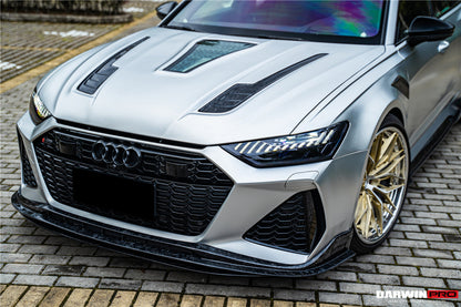 2019-2022 Audi RS6 Avant C8 BKSS Style Front Lip - DarwinPRO Aerodynamics