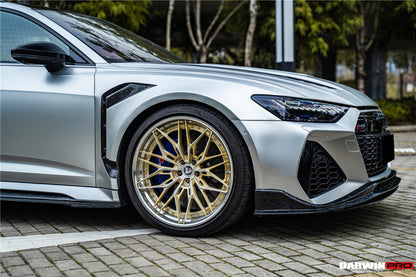 2019-2022 Audi RS6 Avant C8 BKSS Style Front Lip - DarwinPRO Aerodynamics