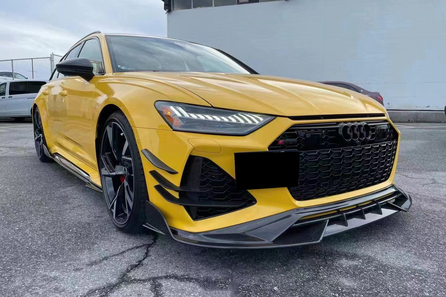 2019-2023 Audi RS6 Avant C8 IMP Performance Front Canards - DarwinPRO Aerodynamics