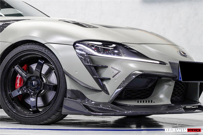 2019-UP Toyota GR Supra (J29/DB) A90 A91 BKSS Style Carbon Fiber Front Lip - DarwinPRO Aerodynamics