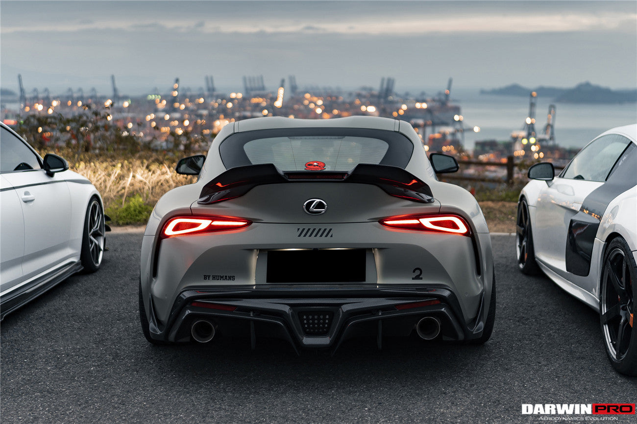 2019-UP Toyota GR Supra (J29/DB) A90 A91 BKSS Style Carbon Fiber Rear Diffuser Lip - DarwinPRO Aerodynamics