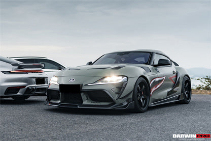 2019-UP Toyota GR Supra (J29/DB) A90 A91 BKSS Style Carbon Fiber Front Lip - DarwinPRO Aerodynamics
