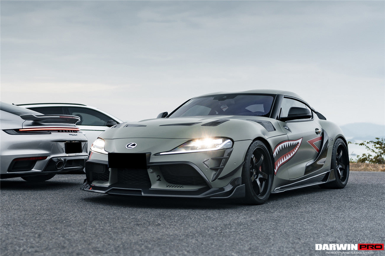 2019-UP Toyota GR Supra (J29/DB) A90 A91 BKSS Style Carbon Fiber Front Bumper Vents - DarwinPRO Aerodynamics