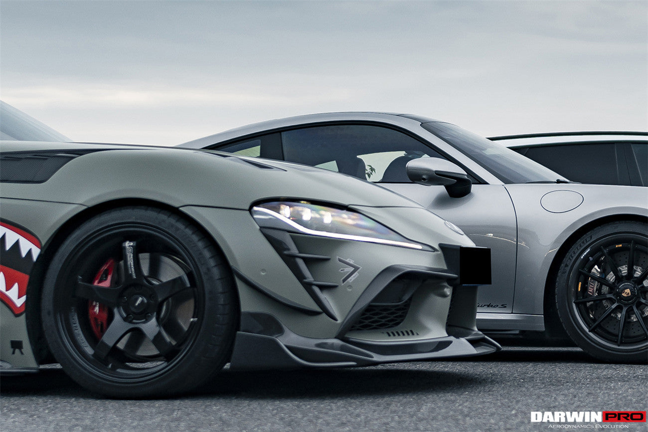 2019-UP Toyota GR Supra (J29/DB) A90 A91 BKSS Style Carbon Fiber Front Bumper Vents - DarwinPRO Aerodynamics