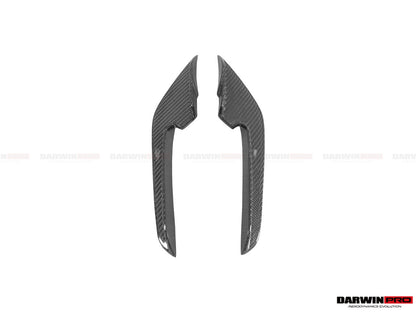 2019-UP Toyota GR Supra (J29/DB) A90 A91 BKSSII Style Partial Carbon Fiber Front Bumper - DarwinPRO Aerodynamics