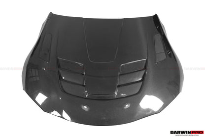 2019-UP Toyota GR Supra (J29/DB) A90 A91 BKSSII Style Carbon Fiber Hood - DarwinPRO Aerodynamics