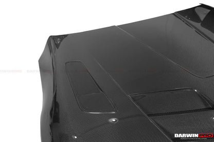 2019-UP Toyota GR Supra (J29/DB) A90 A91 BKSSII Style Carbon Fiber Hood - DarwinPRO Aerodynamics