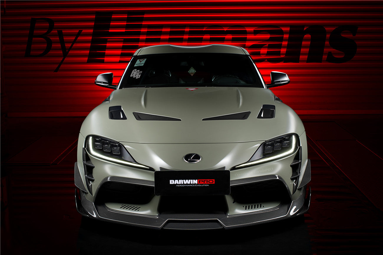 2019-UP Toyota GR Supra (J29/DB) A90 A91 BKSS Style Carbon Fiber Front Canards - DarwinPRO Aerodynamics