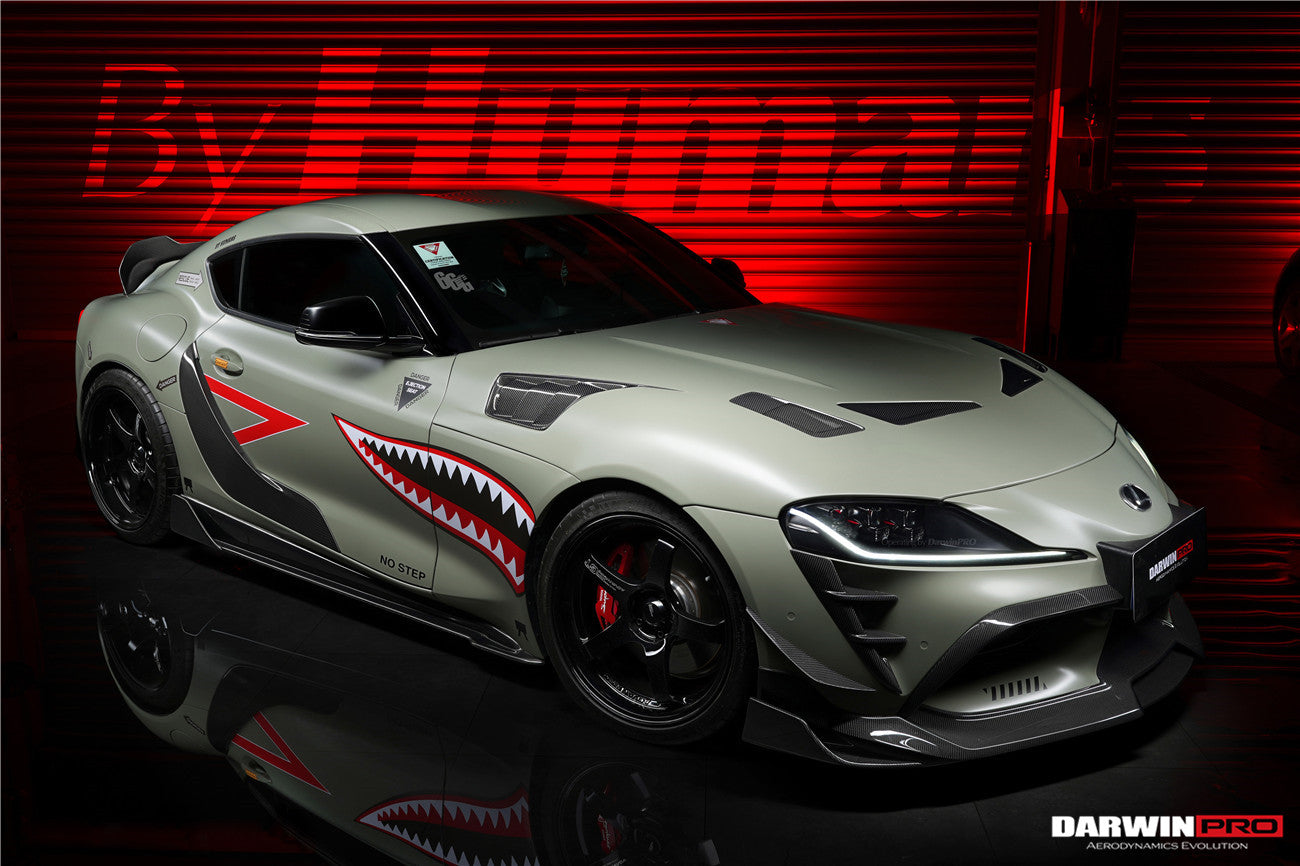 2019-UP Toyota GR Supra (J29/DB) A90 A91 BKSS Style Carbon Fiber Front Lip - DarwinPRO Aerodynamics