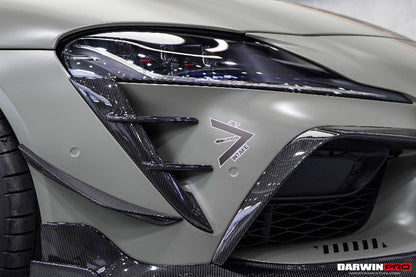 2019-UP Toyota GR Supra (J29/DB) A90 A91 BKSS Style Carbon Fiber Front Bumper Vents - DarwinPRO Aerodynamics