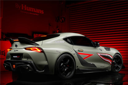 2019-UP Toyota GR Supra (J29/DB) A90 A91 BKSS Style Carbon Fiber Side Skirts - DarwinPRO Aerodynamics