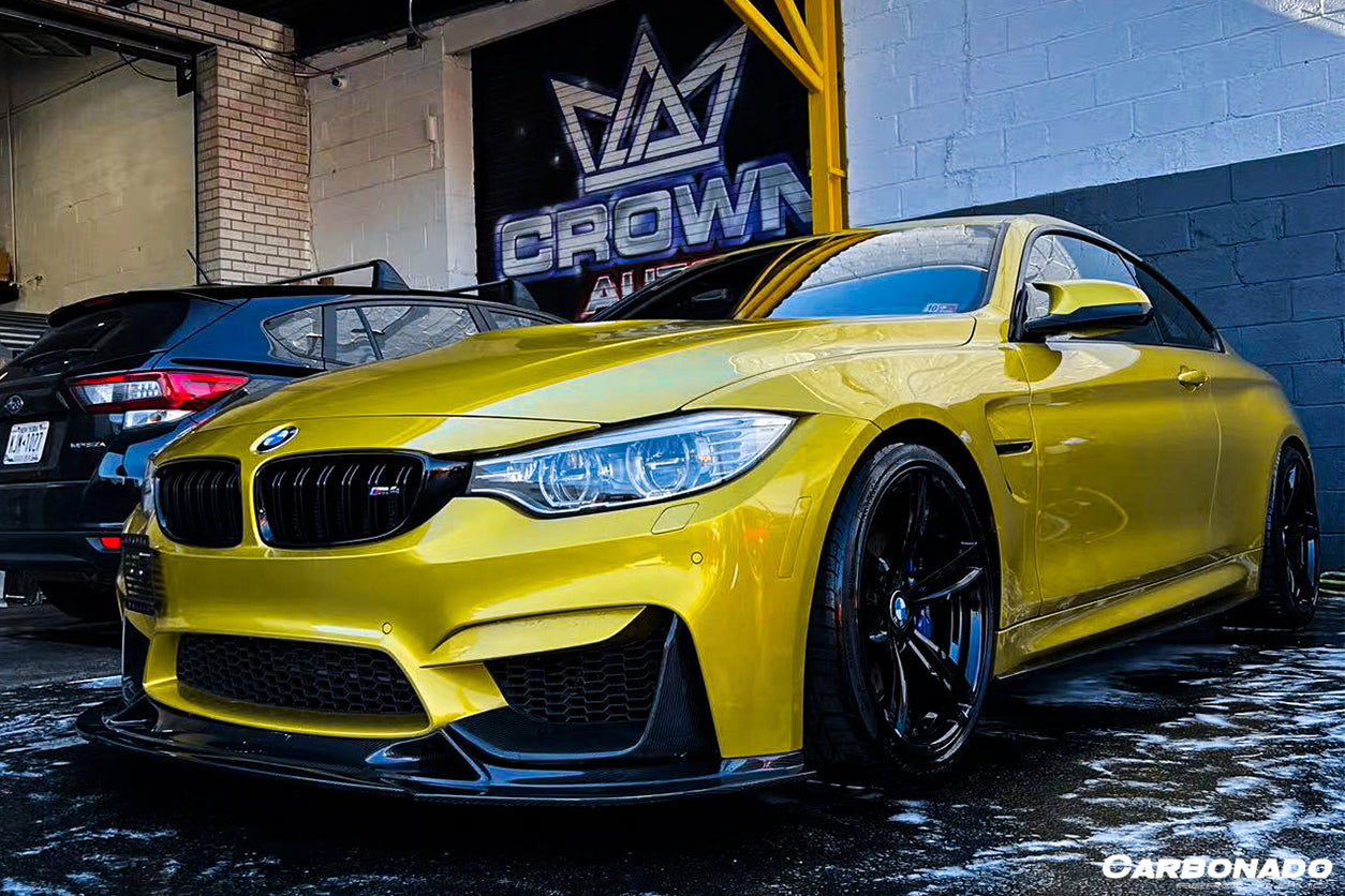 2014-2020 BMW M3 F80/M4 F82 MP Style Carbon Fiber Side Skirts Under Board - Carbonado