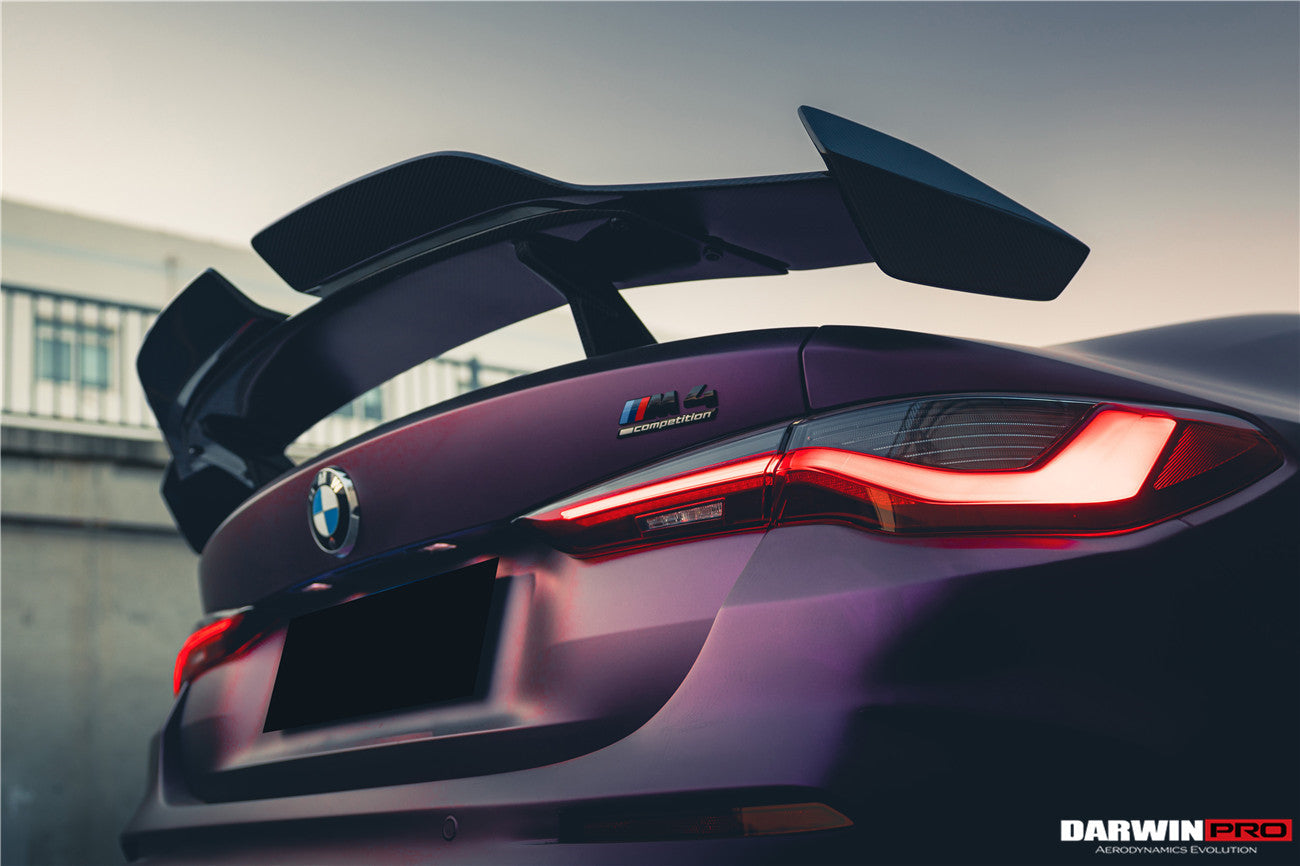 2021-UP BMW M4 G82/4 Series G22 BKSSII Style Carbon Fiber Trunk Spoiler - DarwinPRO Aerodynamics