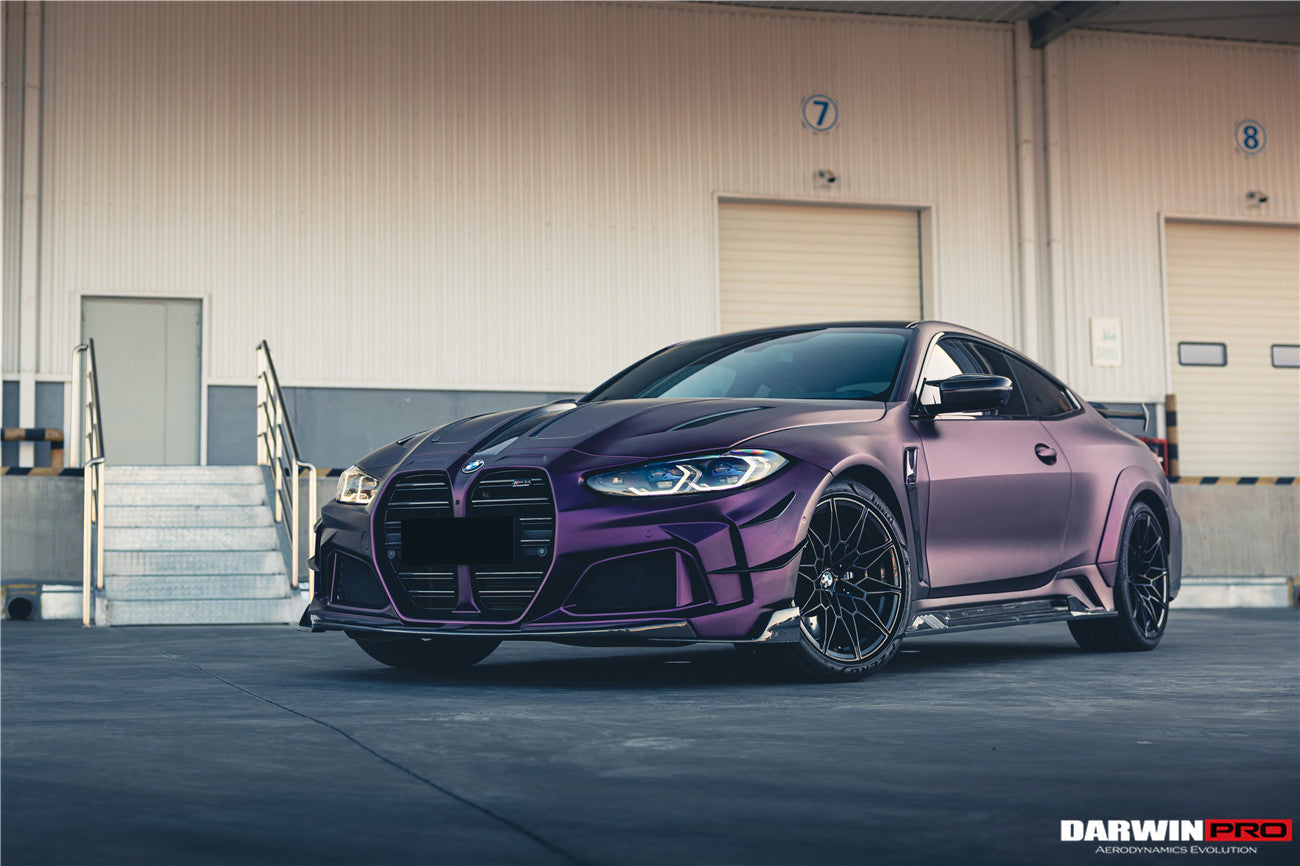 2021-UP BMW M4 G82/G83 BKSSII Style Front Bumper and Front Fender and Side Skirts - DarwinPRO Aerodynamics