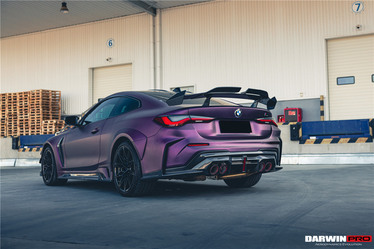 2021-UP BMW M4 G82/G83 BKSSII Style Rear Bumper - DarwinPRO Aerodynamics