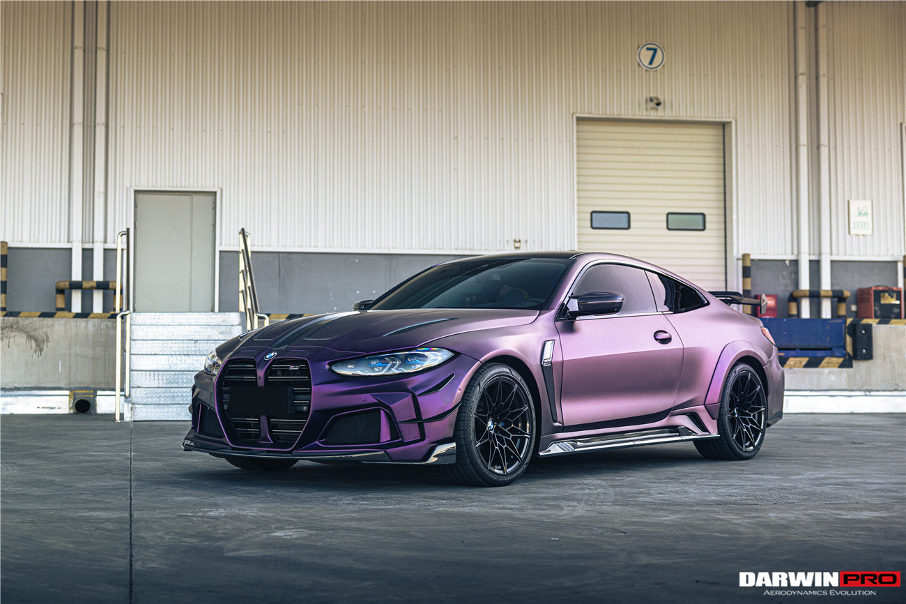 2021-UP BMW M4 G82/G83 BKSSII Style Front Bumper and Front Fender and Side Skirts - DarwinPRO Aerodynamics