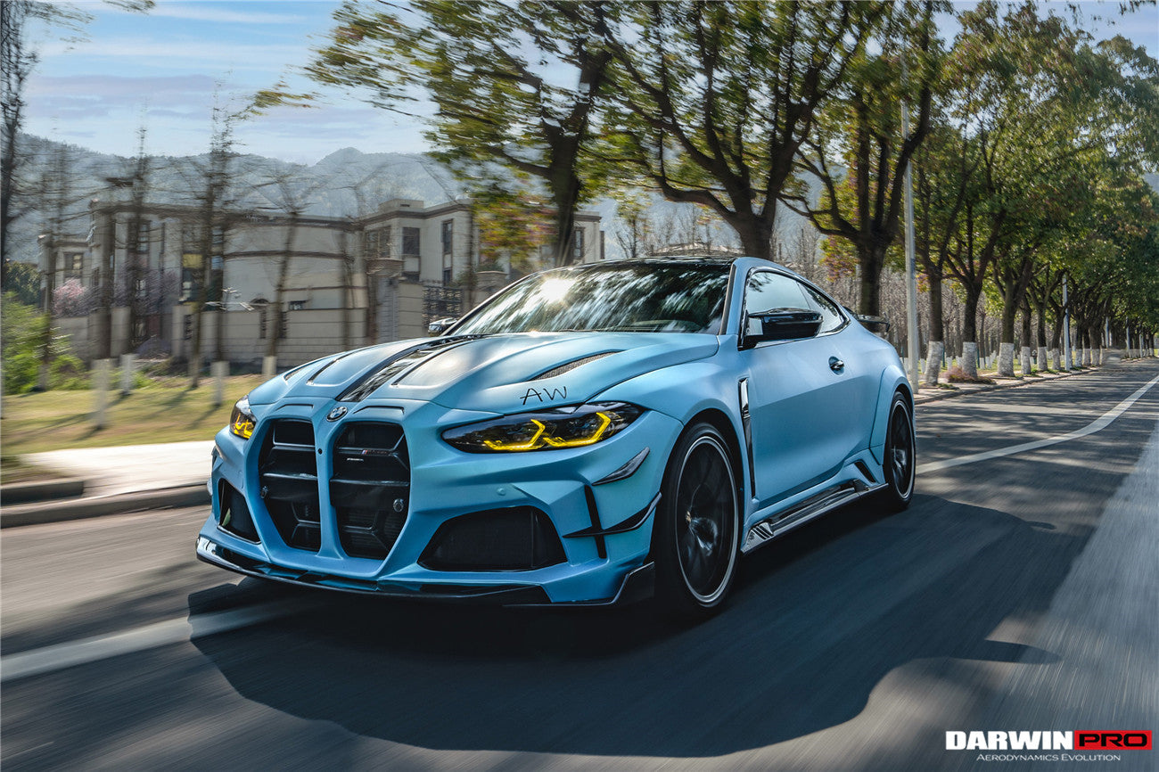 2021-UP BMW M4 G82/G83 BKSSII Style Front Bumper and Front Fender and Side Skirts - DarwinPRO Aerodynamics
