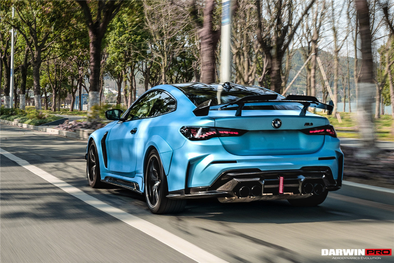 2021-UP BMW M4 G82/4 Series G22 BKSSII Style Carbon Fiber Trunk Spoiler - DarwinPRO Aerodynamics