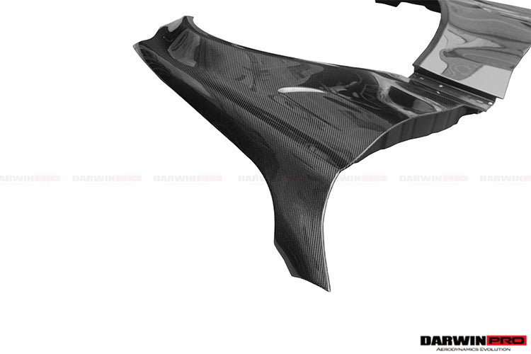 2015-2018 Mercedes Benz W205 C63/S AMG Sedan Carbon Fiber Fender - DarwinPRO Aerodynamics