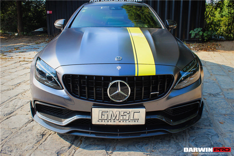 2015-2021 Mercedes Benz W205 C63/S AMG Carbon Fiber Front Canards - DarwinPRO Aerodynamics