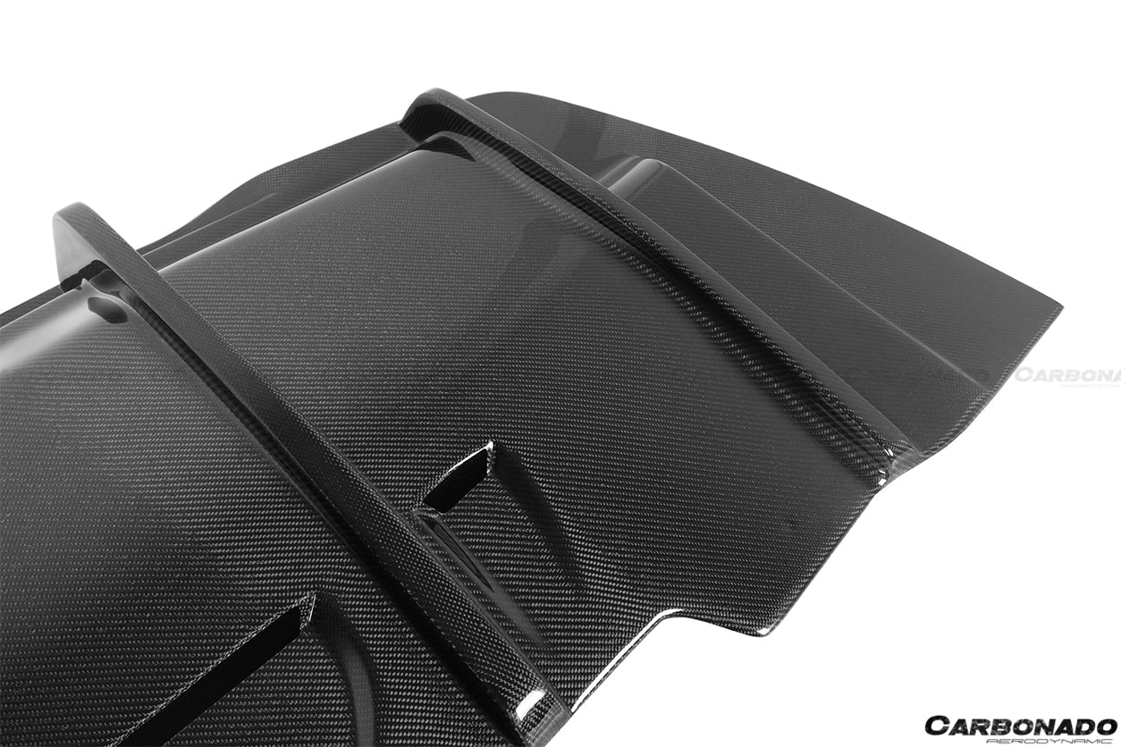 2015-2021 Mercedes Benz W205 C63/S AMG Sedan PS Style Rear Diffuser - Carbonado