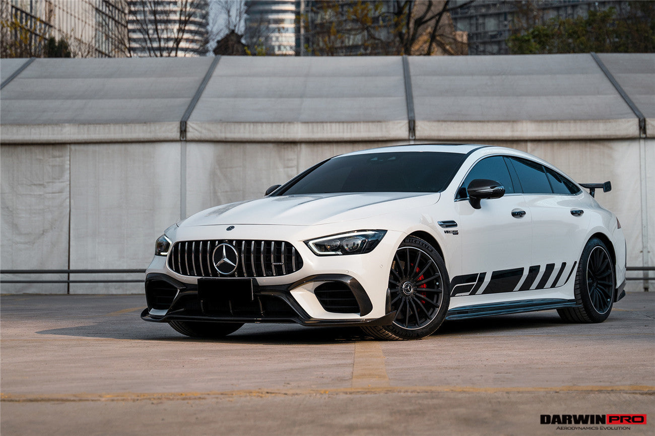 2019+ Mercedes Benz AMG GT63/S 4Door Coupe X290 Carbon Fiber Front Canards - DarwinPRO Aerodynamics