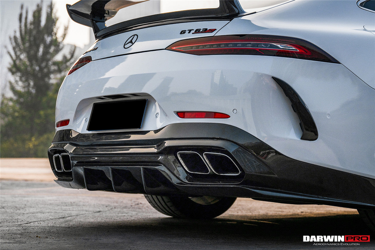 2019+ Mercedes Benz AMG GT63/S 4Door Coupe X290 Carbon Fiber Rear Canards - DarwinPRO Aerodynamics