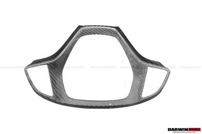 2013-2019 Corvette C7 Z06 Grandsport Dry Carbon Fiber interior Steering Wheel Cover Trim - Carbonado Aero