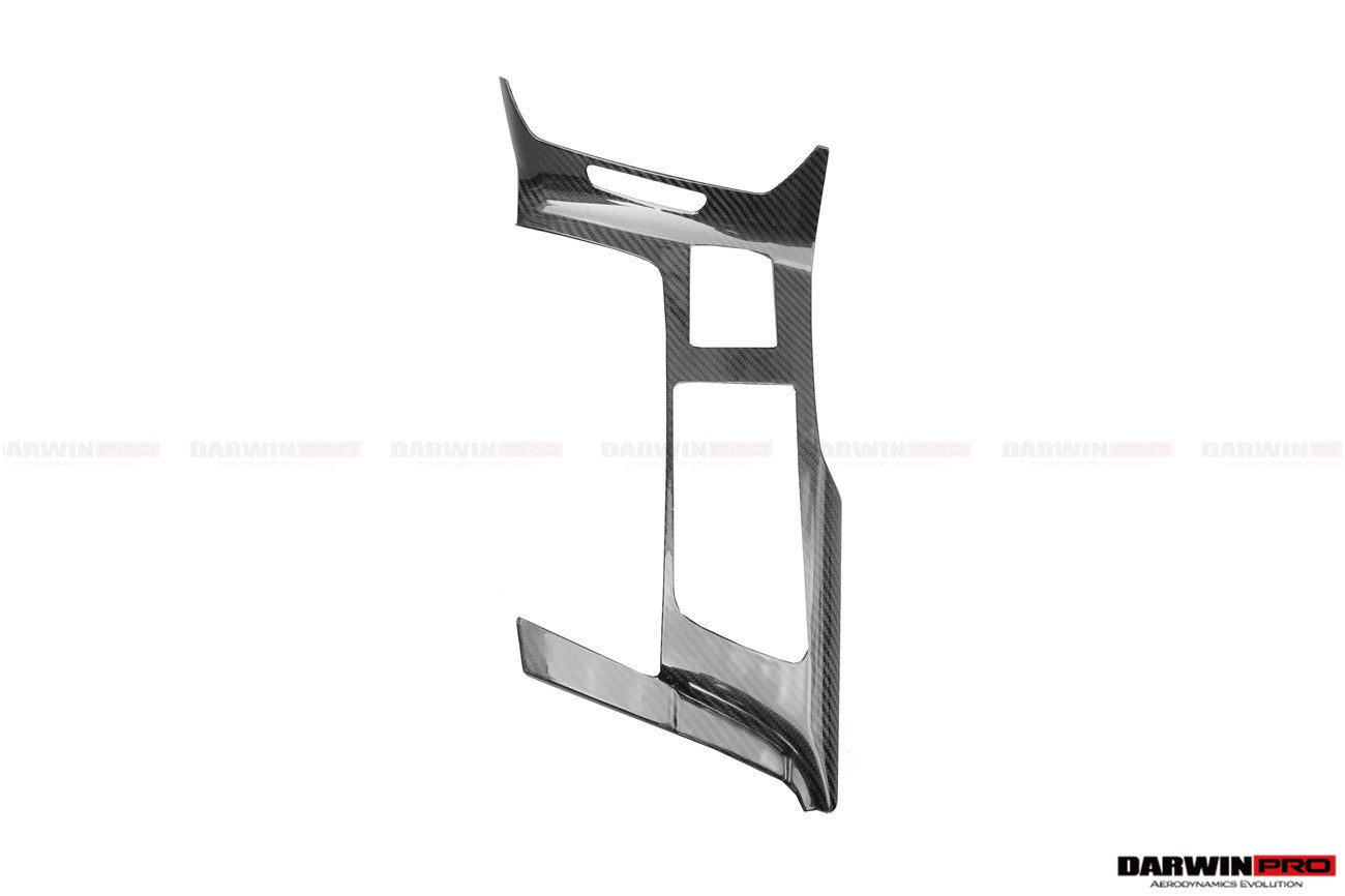 2013-2019 Corvette C7 Z06 Grandsport Dry Carbon Fiber Interior Outside Gears Panel Protective Cover Trim - DarwinPRO Aerodynamics