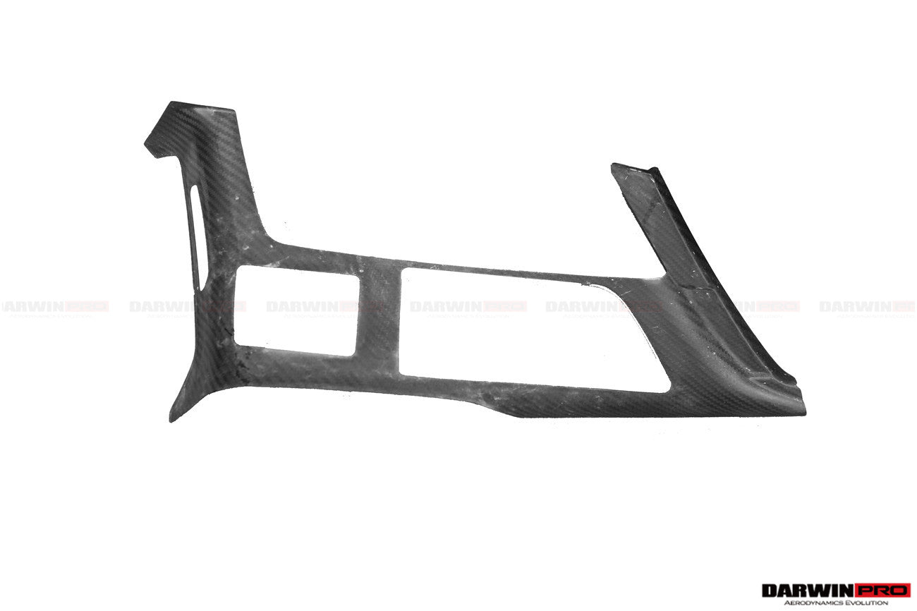 2013-2019 Corvette C7 Z06 Grandsport Dry Carbon Fiber Interior Outside Gears Panel Protective Cover Trim - DarwinPRO Aerodynamics