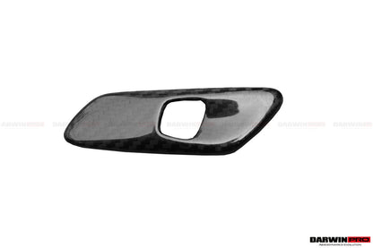 2013-2019 Corvette C7 Z06 Grandsport Dry Carbon Fiber Interior Door Handle molding Cover Trims - Carbonado Aero