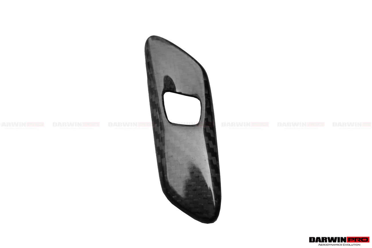 2013-2019 Corvette C7 Z06 Grandsport Dry Carbon Fiber Interior Door Handle molding Cover Trims - Carbonado Aero