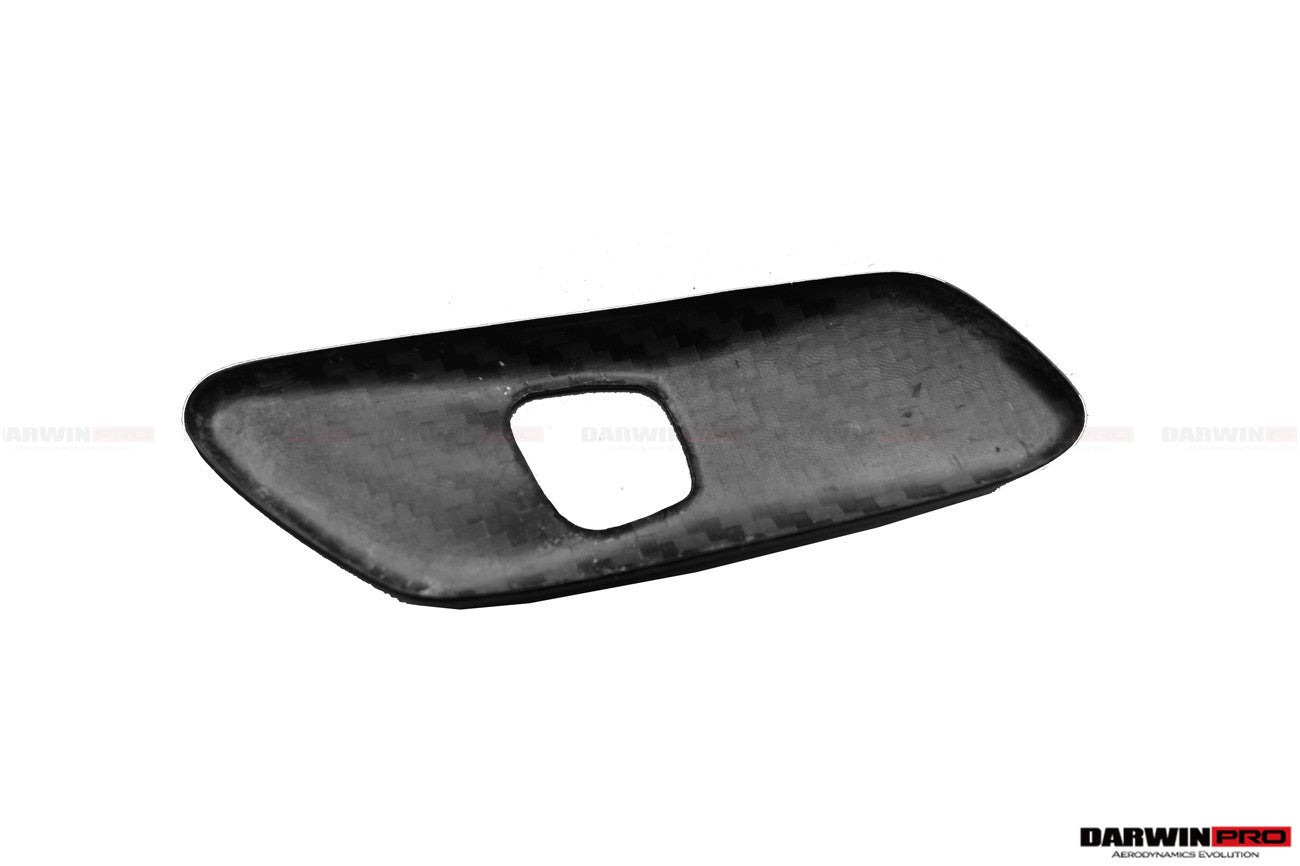 2013-2019 Corvette C7 Z06 Grandsport Dry Carbon Fiber Interior Door Handle molding Cover Trims - Carbonado Aero