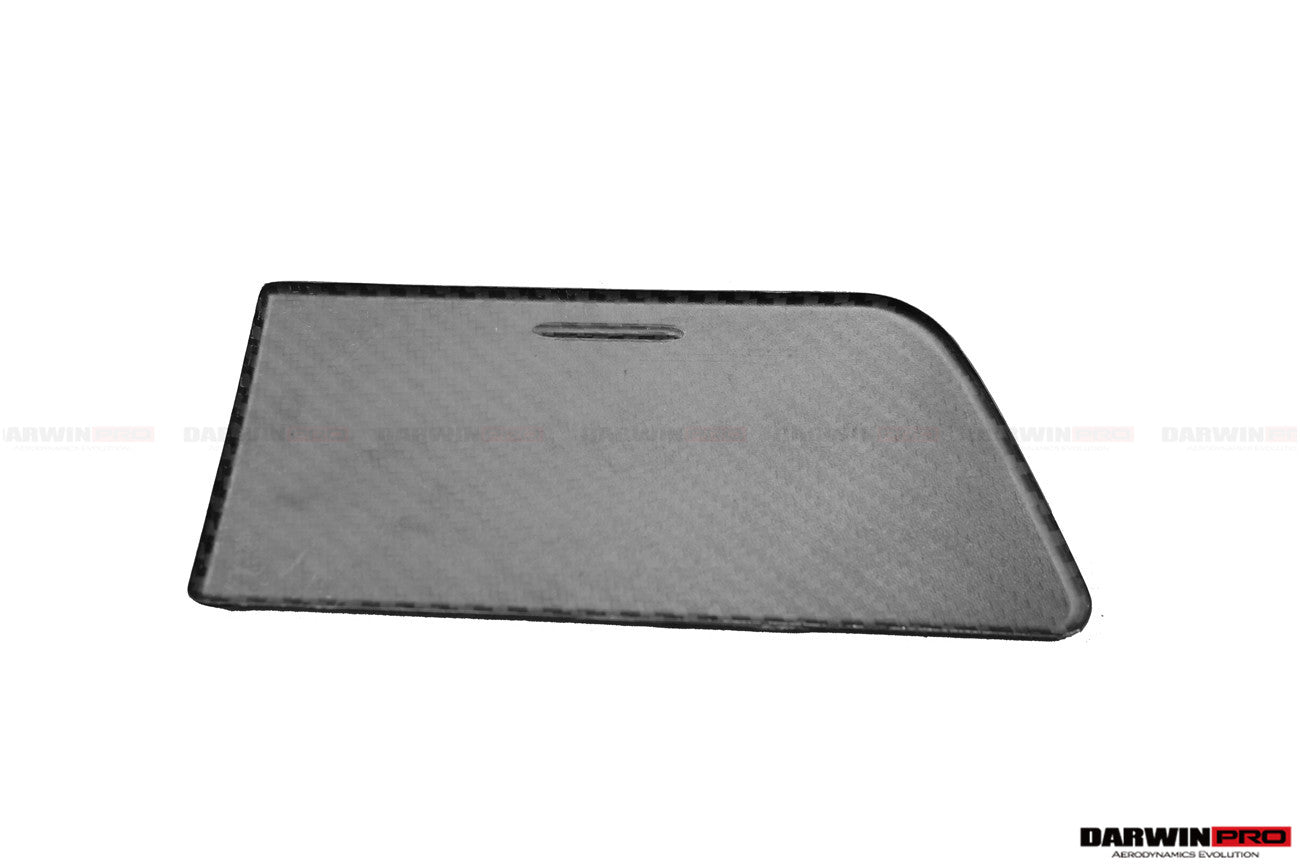 2013-2019 Corvette C7 Z06 Grandsport Dry Carbon Fiber Interior Cup Holder Cover Panel Trim - DarwinPRO Aerodynamics