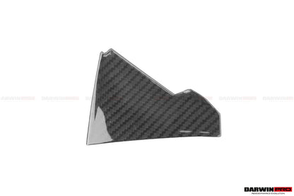 2013-2019 Corvette C7 Z06 Grandsport Dry Carbon Fiber Interior Outside Gears Panel Protective Cover Trim - DarwinPRO Aerodynamics