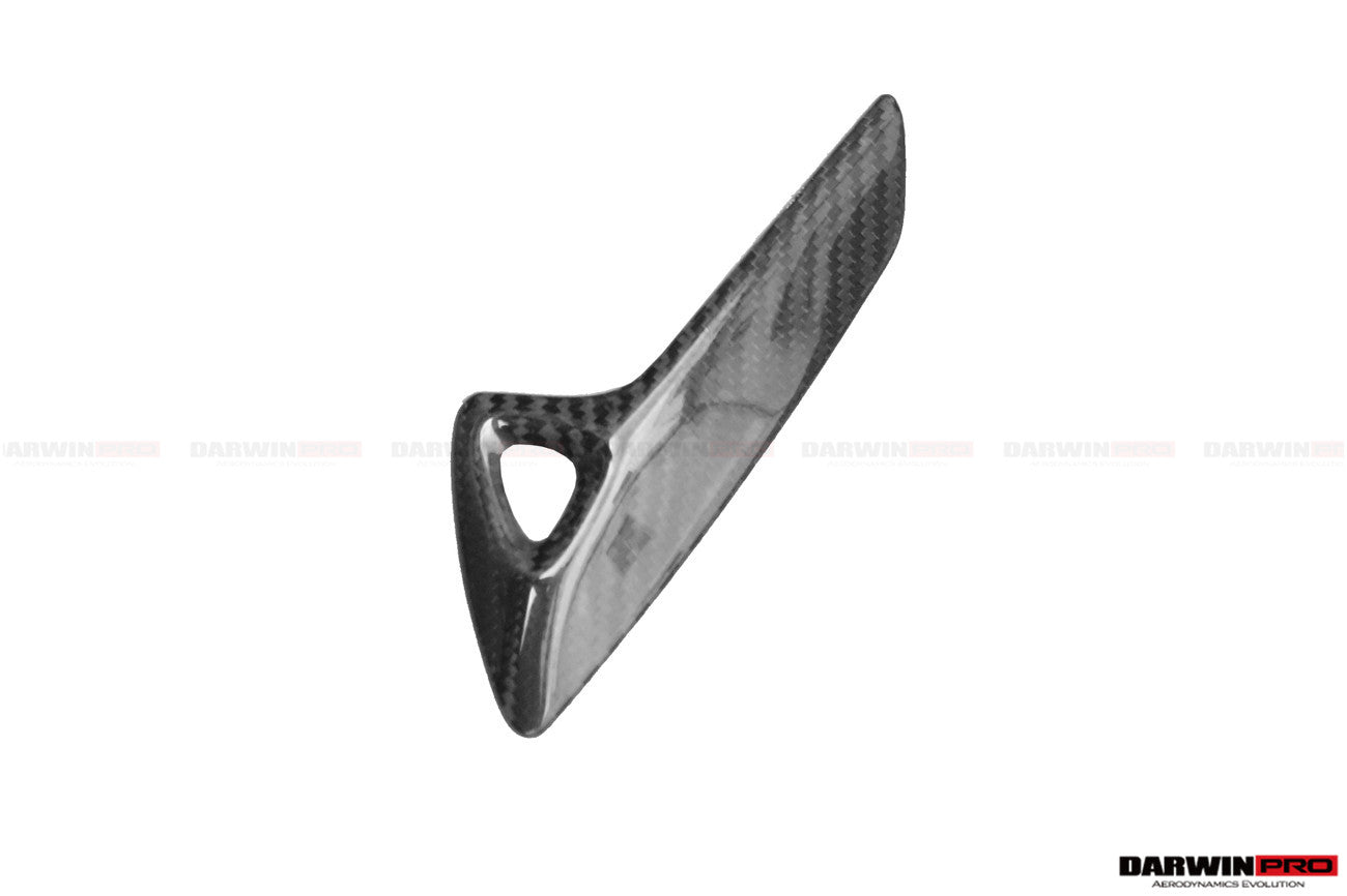 2013-2019 Corvette C7 Z06 Grandsport Dry Carbon Fiber Interior Door Handle molding Cover Trims - Carbonado Aero