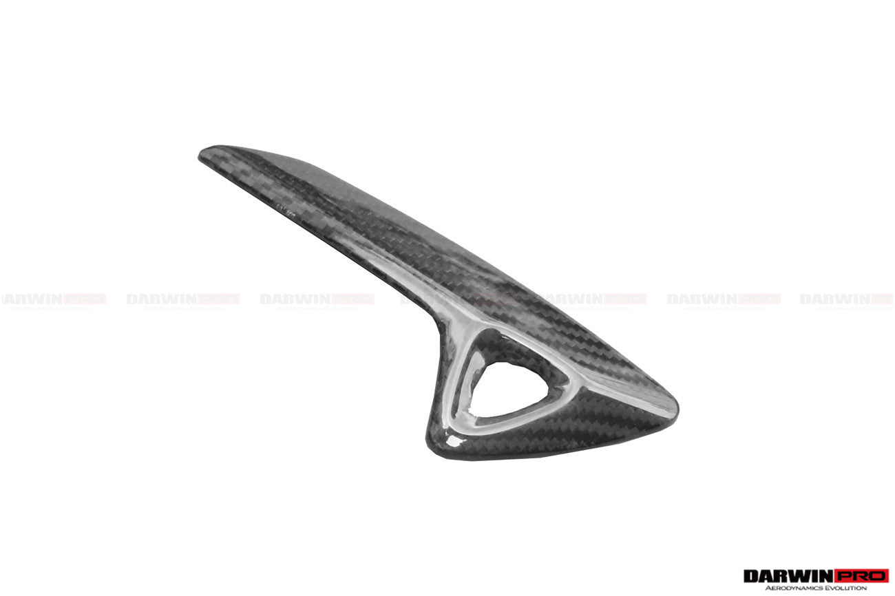 2013-2019 Corvette C7 Z06 Grandsport Dry Carbon Fiber Interior Door Handle molding Cover Trims - Carbonado Aero