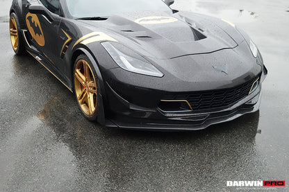 2013-2019 Corvette C7 Z51 Z06 Grandsport Carbon Fiber Canards - DarwinPRO Aerodynamics