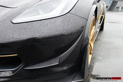 2013-2019 Corvette Z06 Grandsport Carbon Fiber Fender Flares - DarwinPRO Aerodynamics