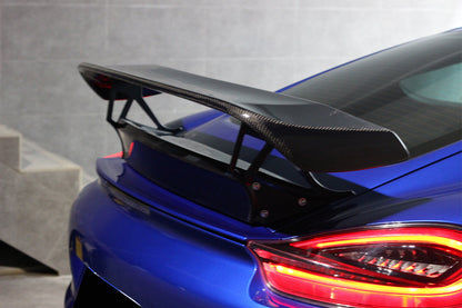2012-2016 Porsche 981 Cayman TA Style Style Carbon Fiber Trunk Spoiler Wing - Carbonado