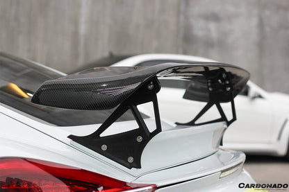 2012-2016 Porsche 981 Cayman TA Style Style Carbon Fiber Trunk Spoiler - Carbonado