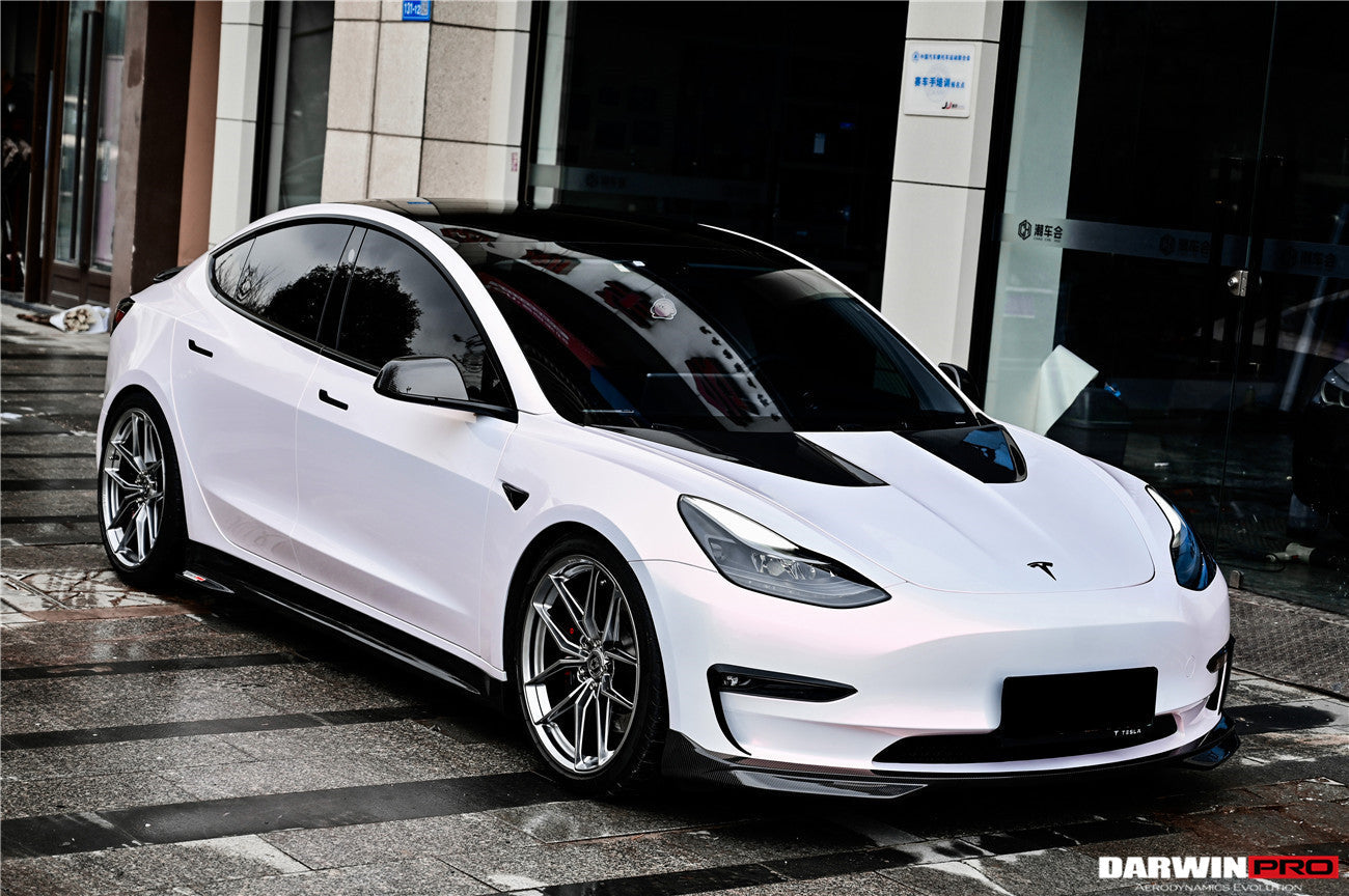 2017-2023 Tesla Model 3 IMP Performance Carbon Fiber Hood - DarwinPRO Aerodynamics