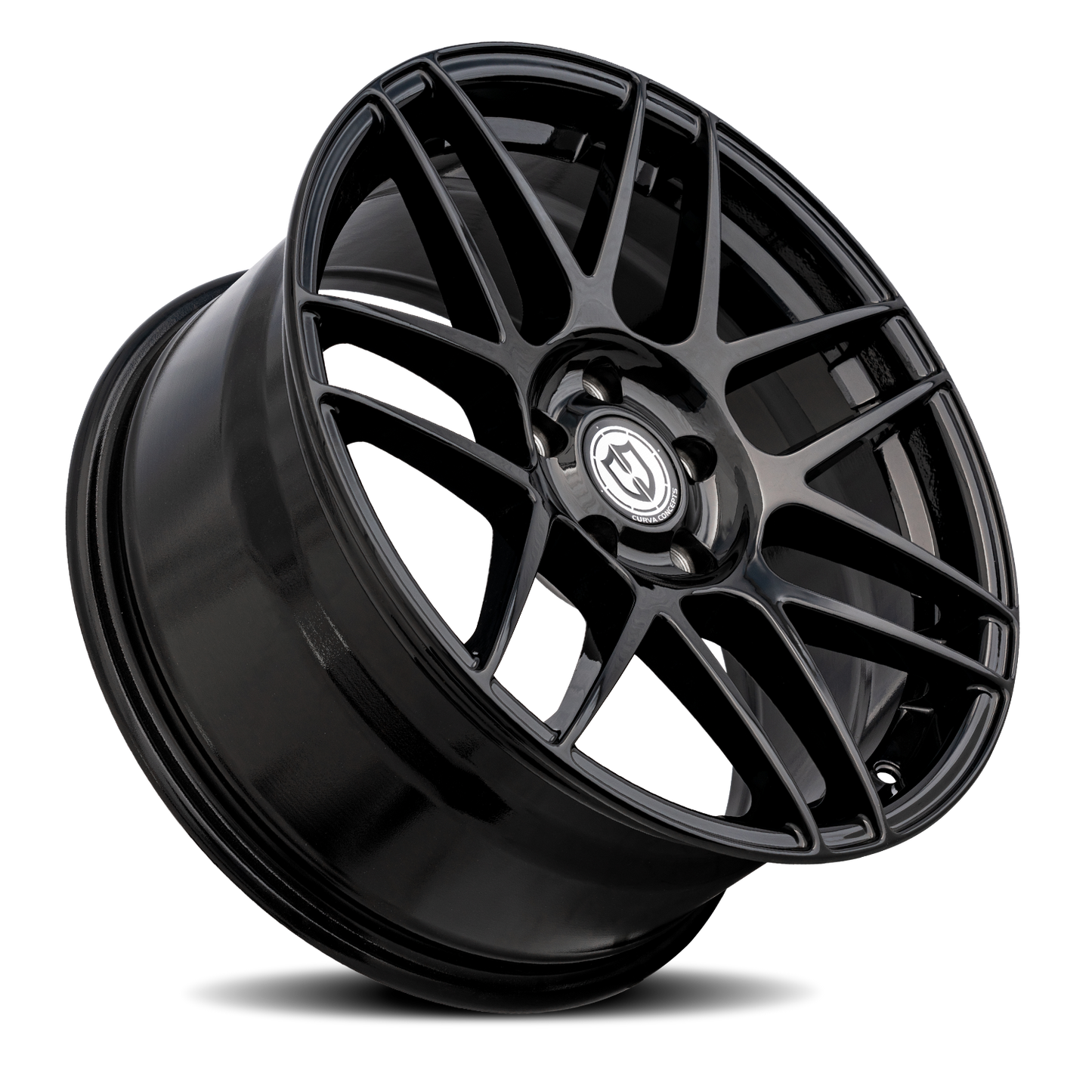 Curva Concepts CFF300 BLK 20x10 +32 5x114.3mm 73.1mm Gloss Black