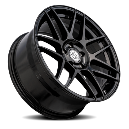 Curva Concepts CFF300 BLK 20x10 +32 5x114.3mm 73.1mm Gloss Black