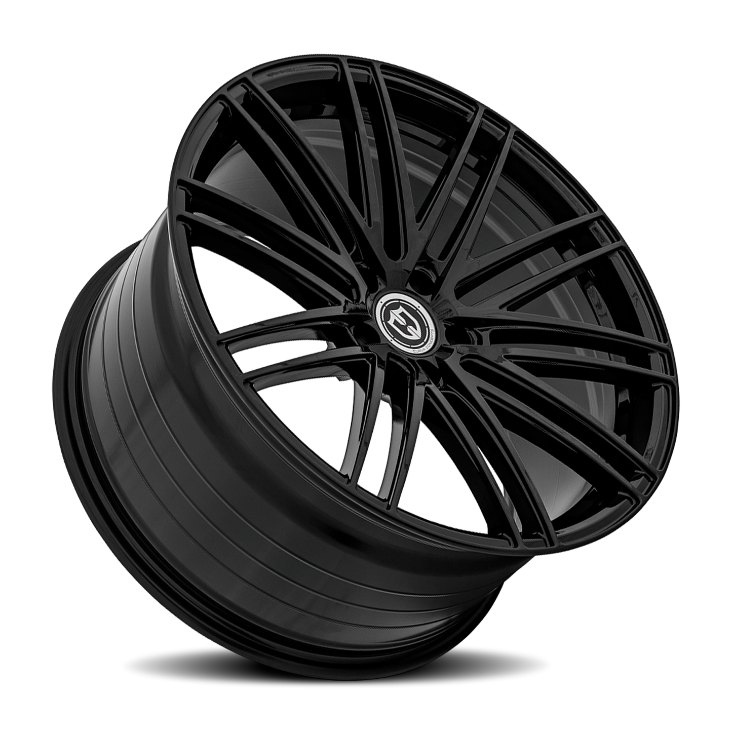 Curva Concepts CFF50 BLK 20x10.5 +15 5x115mm 71.5mm Gloss Black