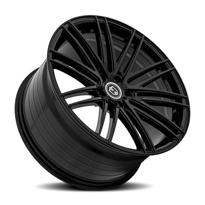 Curva Concepts CFF50 BLK 20x10.5 +15 5x115mm 71.5mm Gloss Black