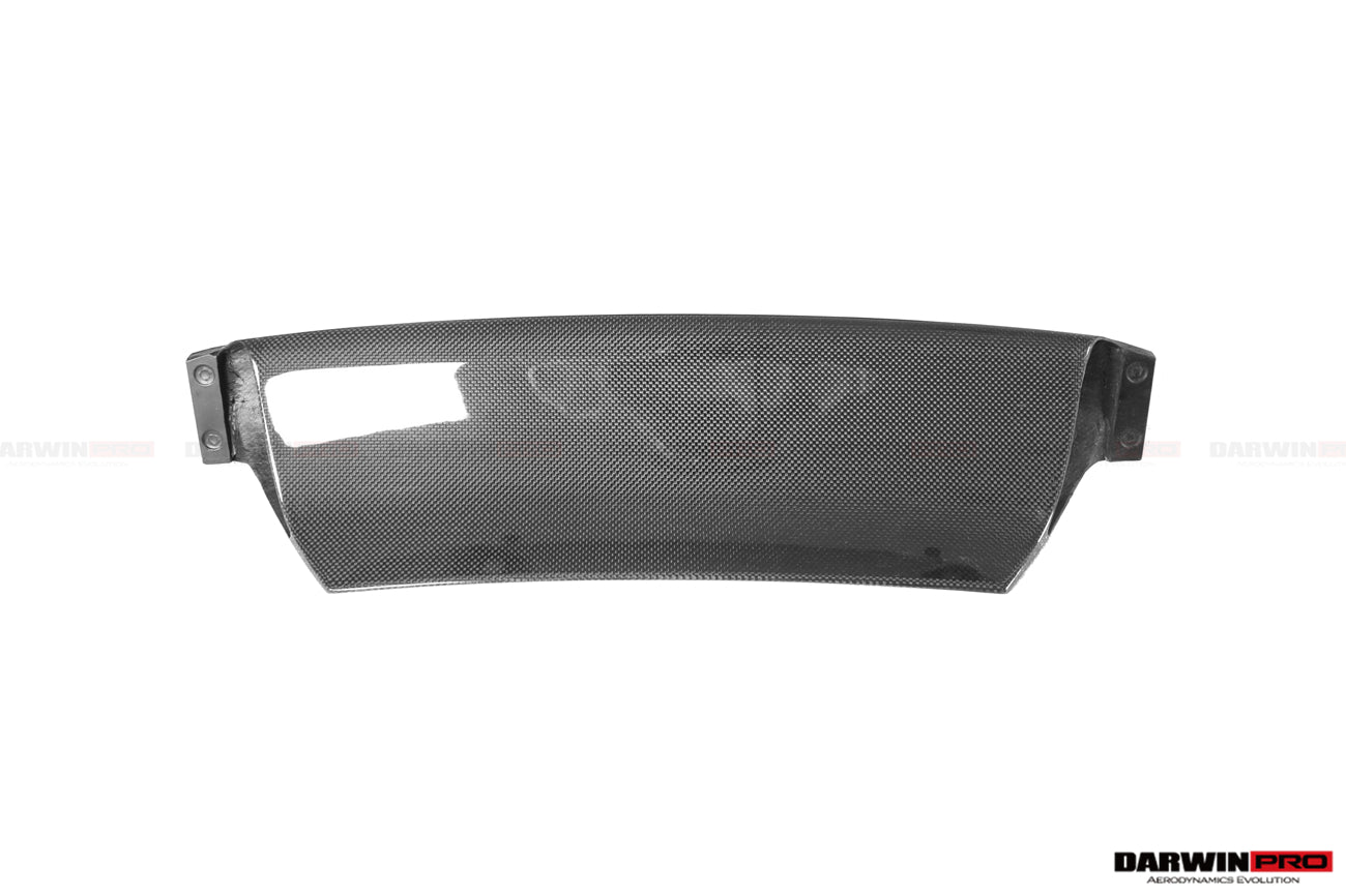 2018-2022 Ferrari 488 Pista Carbon Fiber Front Bumper Low Center Chin Splitter - DarwinPRO Aerodynamics