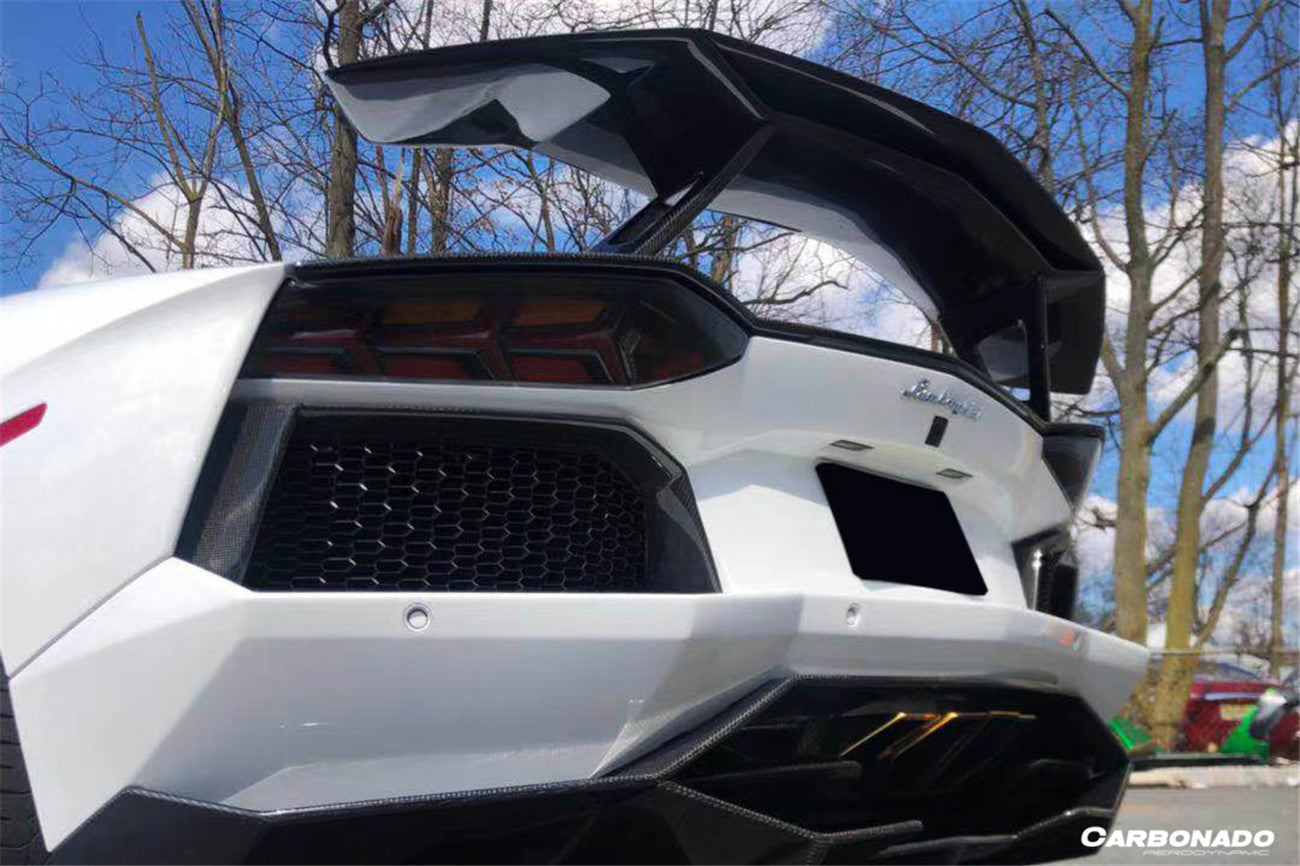 2011-2021 Lamborghini Aventador LP700 LP740 Coupe/Roadster VTC Style Trunk Spoiler - Carbonado